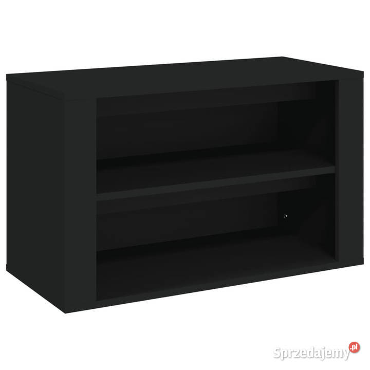 Półka na buty czarna 75x35x45 materiał