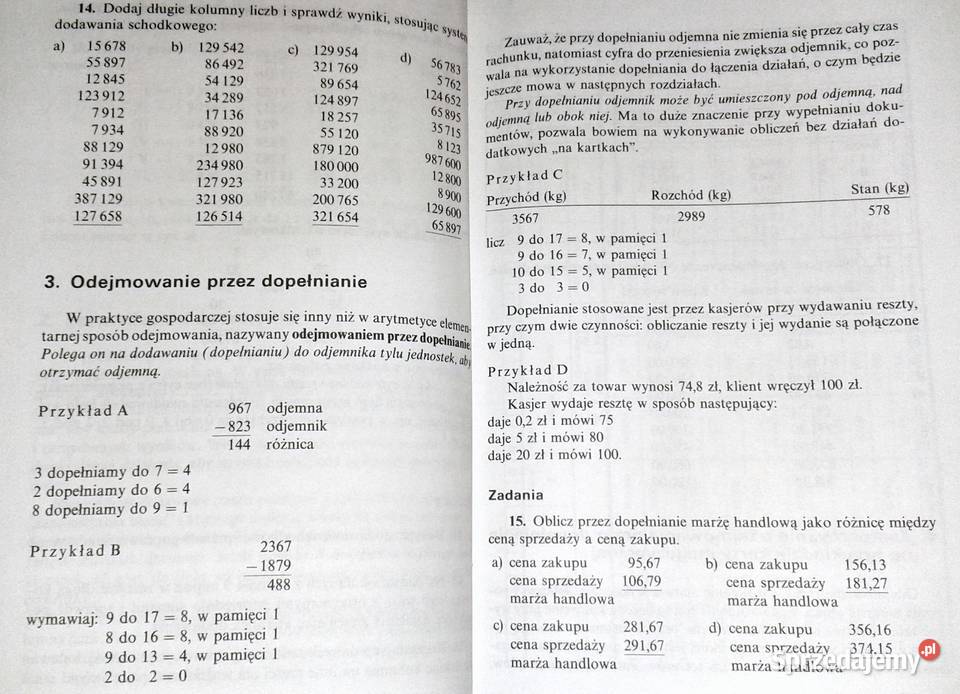 Arytmetyka gospodarcza Iza Sobocińska Rok wydania 1997 Chełm