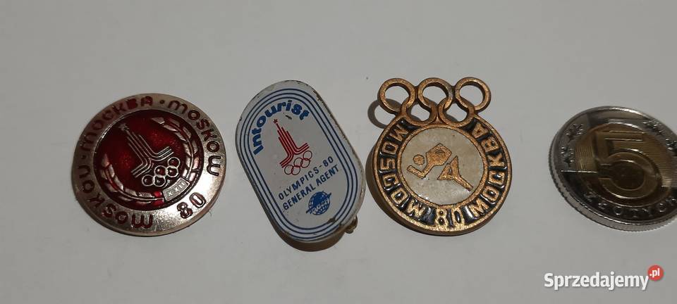 odznaki 3 Olimpiada Moskwa 1980 Rosja ZSRR 5