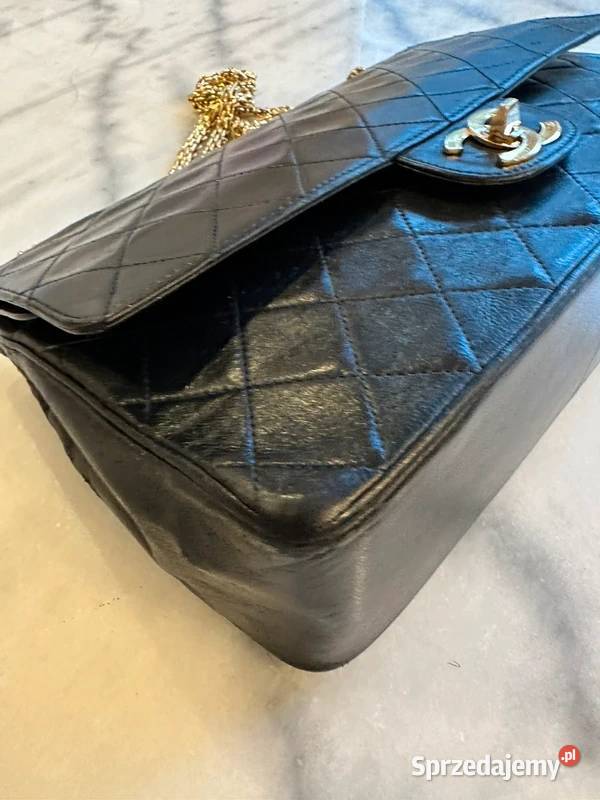 Vintage Chanel Medium Classic Double Flap Bag Na ramię  Szczecin