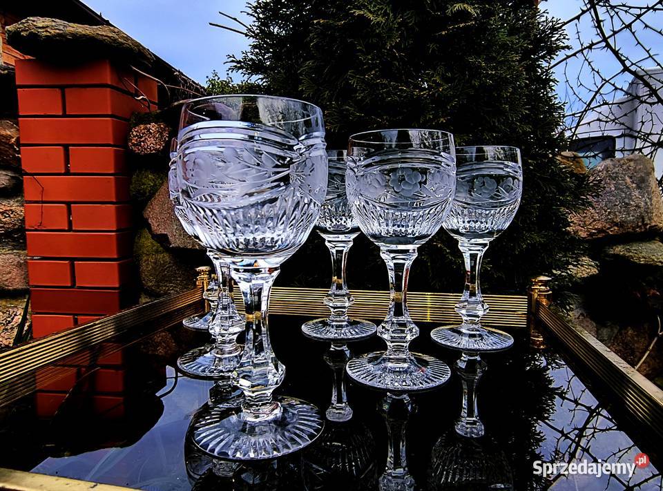 Kieliszki kryształowe 6 Klenica