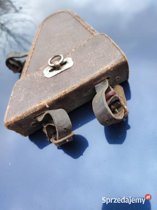 Narzędziówka Rowerowa Skórzana zapinana schowek Radomsko