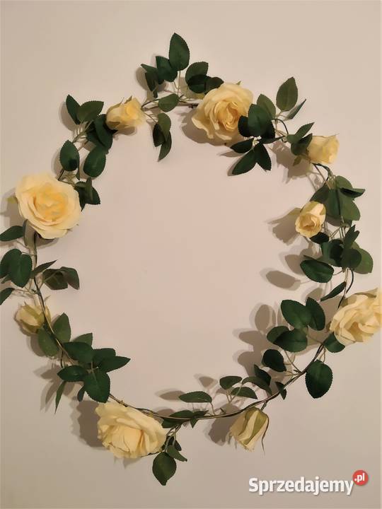 Girlandy kwiatowe metalowy wieniec zestaw 4 Warszawa