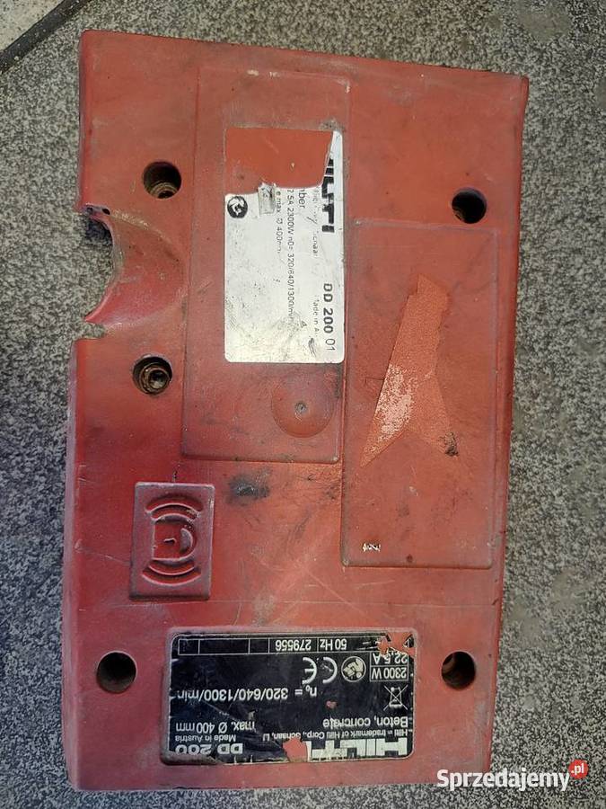 Wiertnica do betonu HILTI DD200 części małopolskie Nowy Sącz
