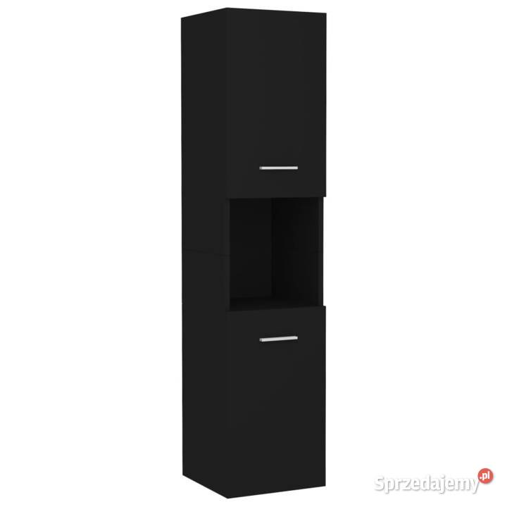Szafka łazienkowa czarna 30x30x130 materiał mazowieckie Warszawa sprzedam