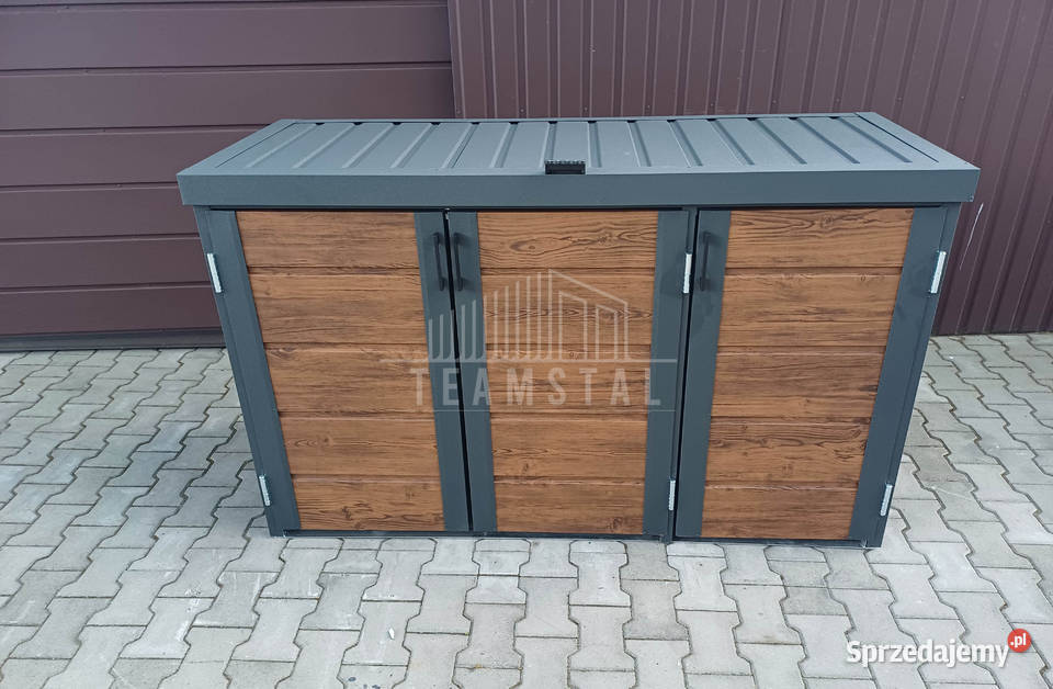 Zabudowa koszy na śmieci obudowa kubłów