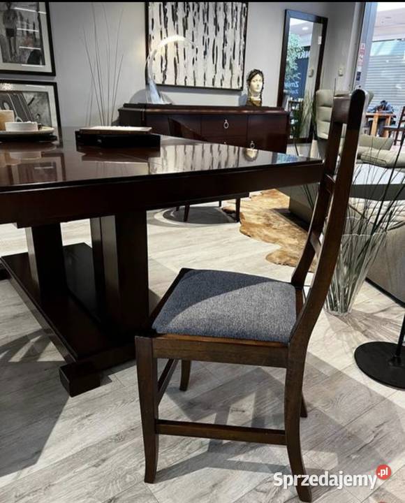 Zestaw 4 KRZESEŁ jest 8 włoskie Arca orzech Lublin