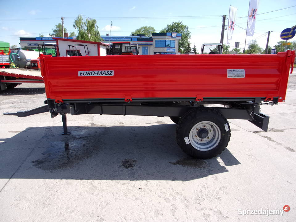 Przyczepa rolnicza EUROMASZ 3tony dostępna w Opoczno sprzedam