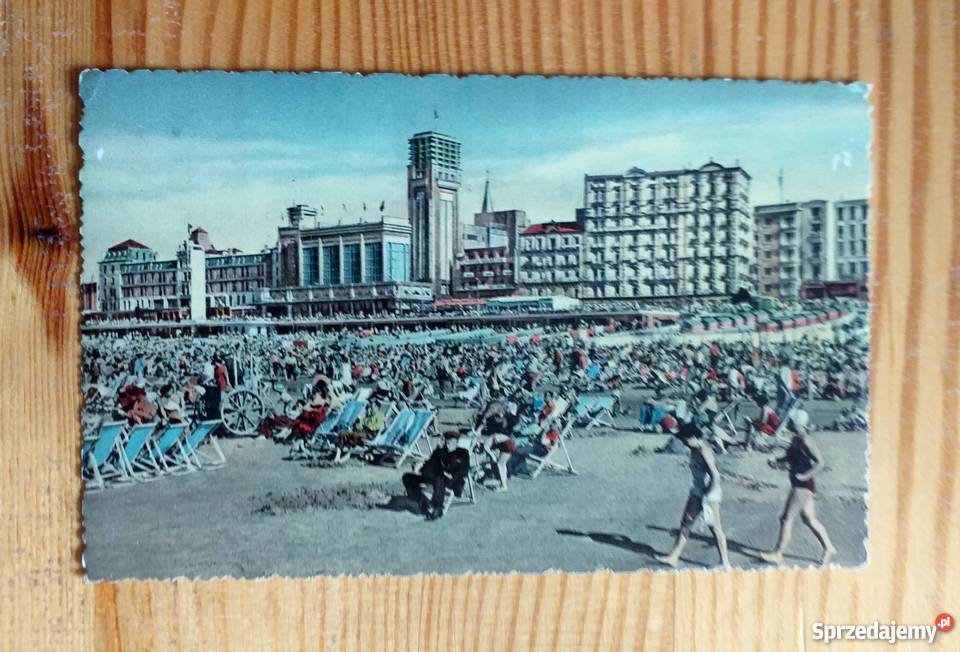 BLANKENBERGE W FLANDRII ZACHODNIEJ WIDOK NA Piszczac