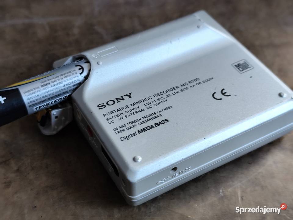 Walkman MD Sony MZR700 MDLP Odtwarzacze CD i MD Mosty