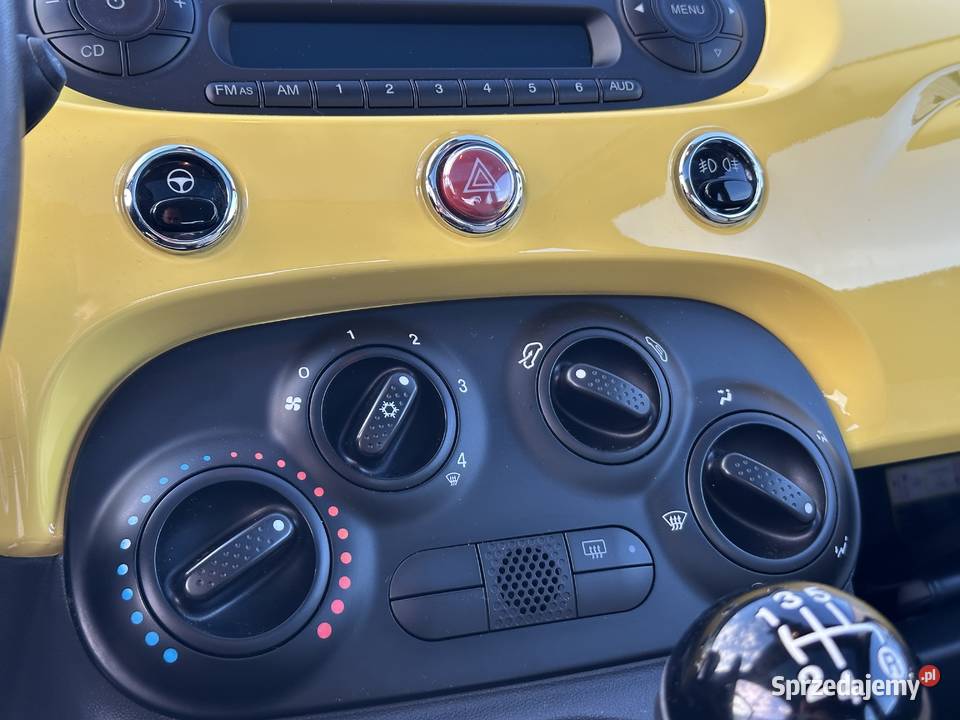 Piękny Fiat 500 12 benzyna klimatyzacja czujniki
