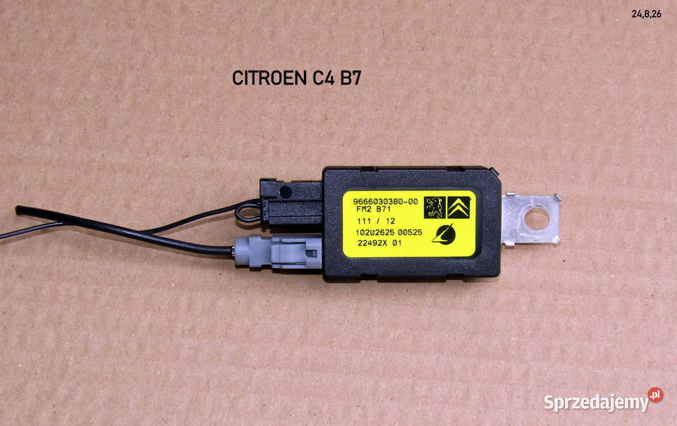 WZMACNIACZ ANTENY SAMOCHODOWEJ CITROEN C4 II B7 Mysłaków