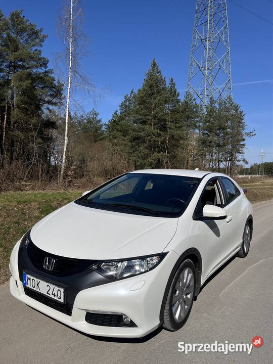 Honda Civic IX 18 Vtec super stan biała perła wielofunkcyjna kierownica Ełk