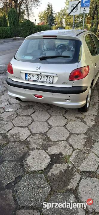 Sprzedam peugota 206 srebrny śląskie