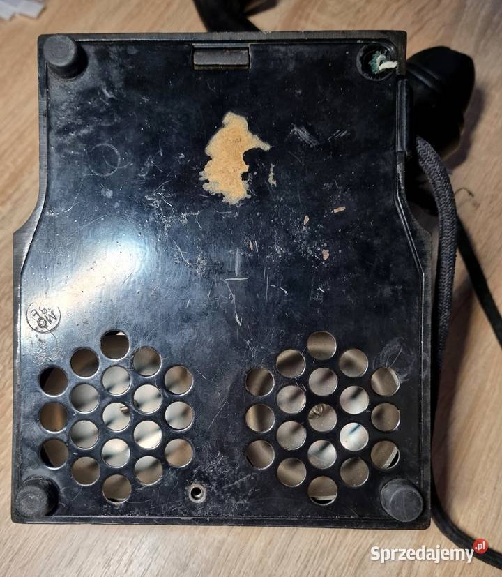 Zabytkowy telefon CZPE DC21 pierwszy powojenny Białystok