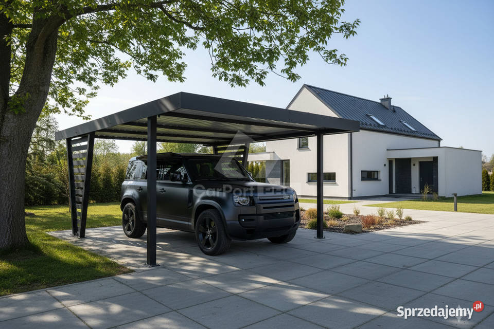 Carport V PREMIUM 4x45m Wypełnienie panelami Sprzedaż Gliwice
