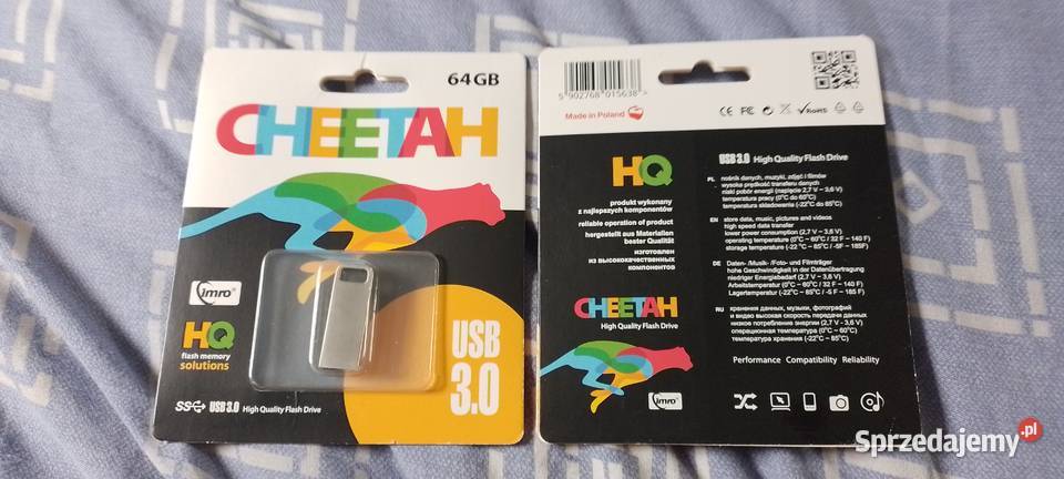 Pendrive Imro Cheetah 64GB Pojemność 64GB+ małopolskie Wieliczka
