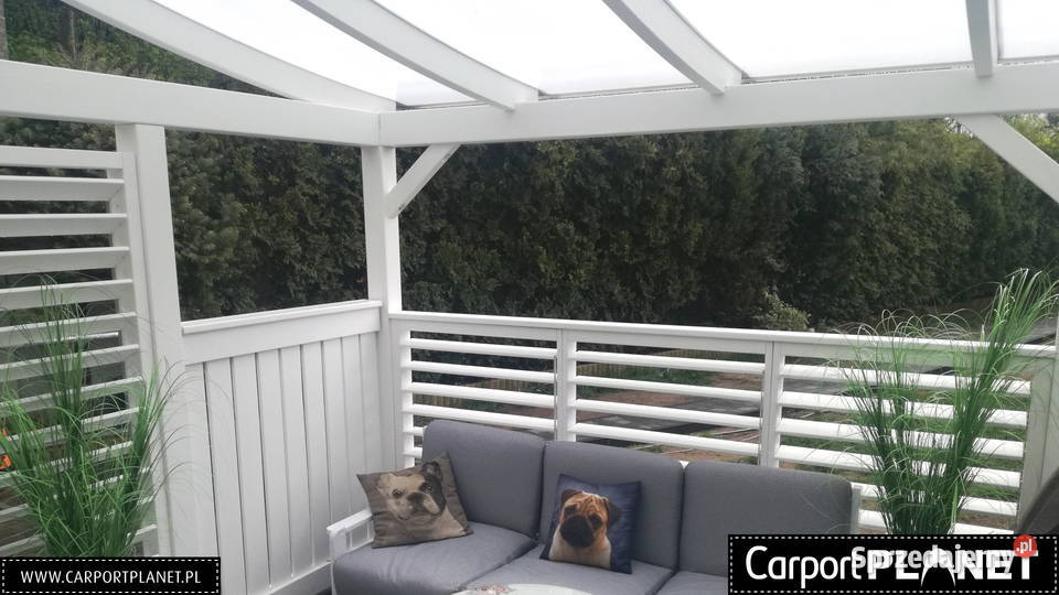 Pergola na tarasie zabudowa tarasu zadaszenie śląskie Katowice