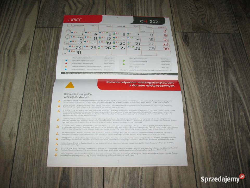 Kalendarz ścienny 2023 śląskie Chorzów