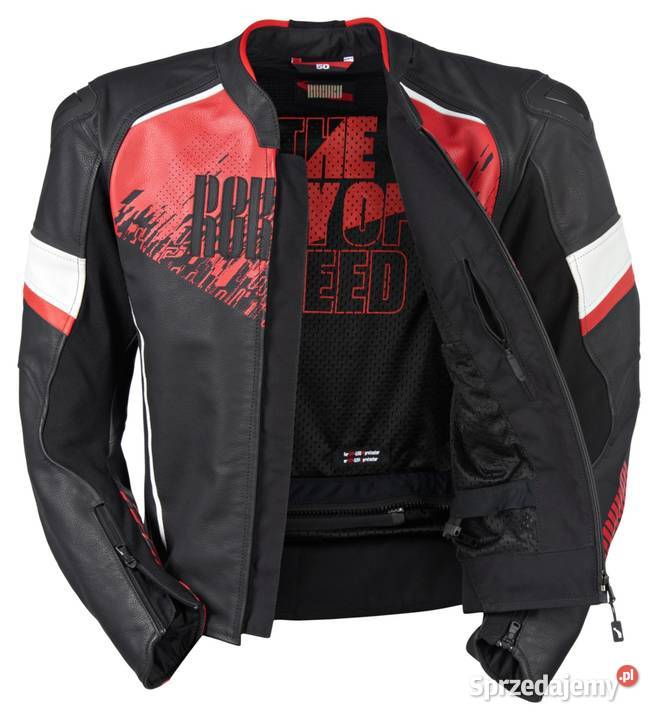 Kurtka motocyklowa skórzana Rekurv C1104 54 Zielona Góra