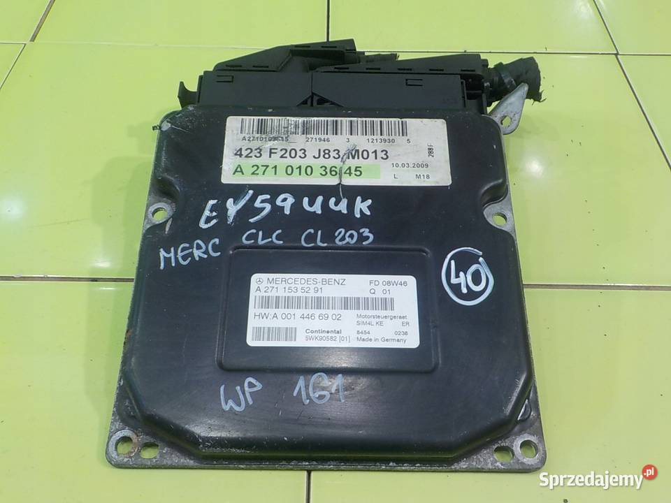 MERCEDES CLC CL203 18 K AUT 09r COUPE sterownik Suków