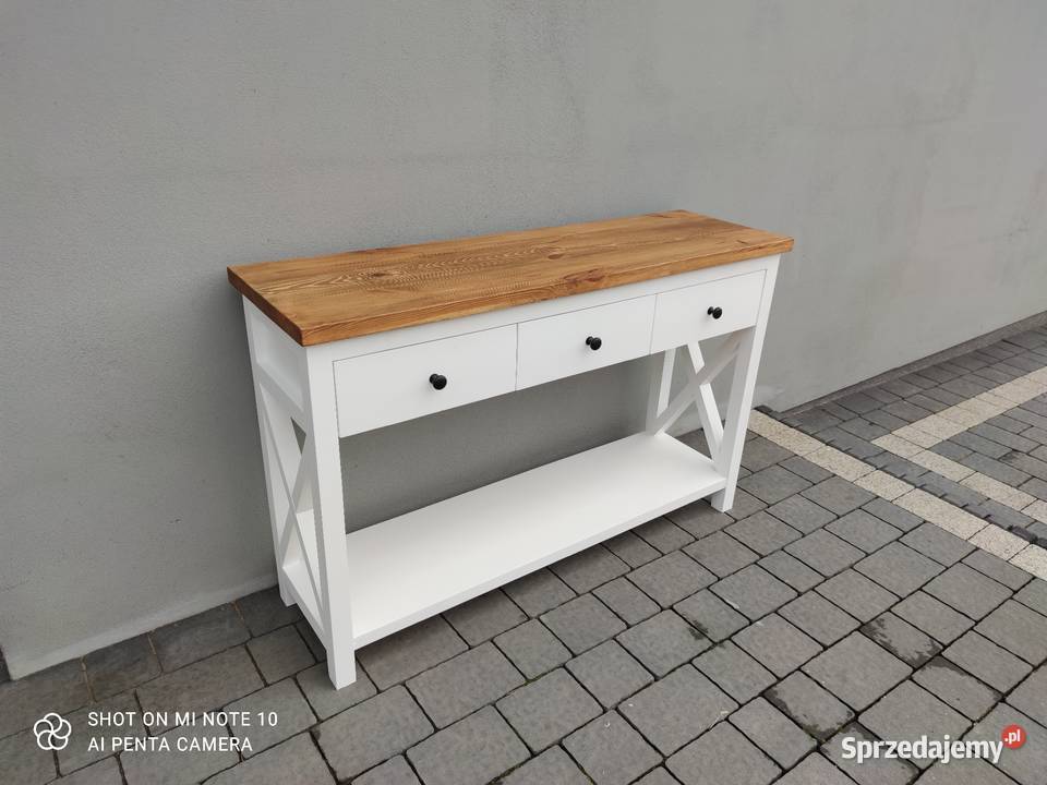 Konsola drewniana lite drewno sprzedam