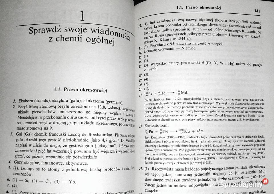 Sprawdż czy znasz chemię Testy egzaminacyjne W Pozostałe Chełm