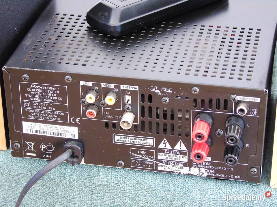 Wieża Pioneer pilot USB mp3 CD RDS AUX kol podkarpackie Jasło