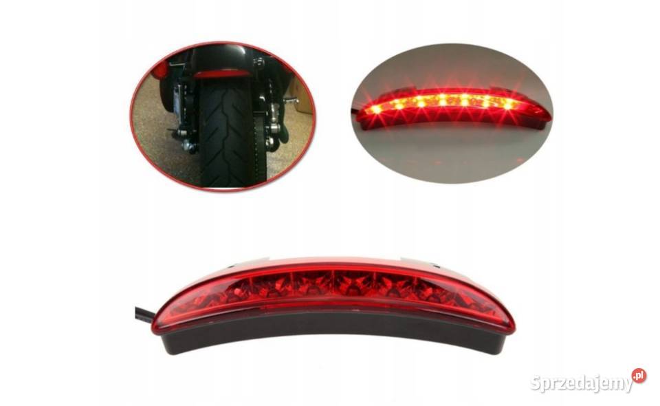 LAMPA MOTOCYKLOWA LED TYŁ POD BŁOTNIK Sosnowiec sprzedam