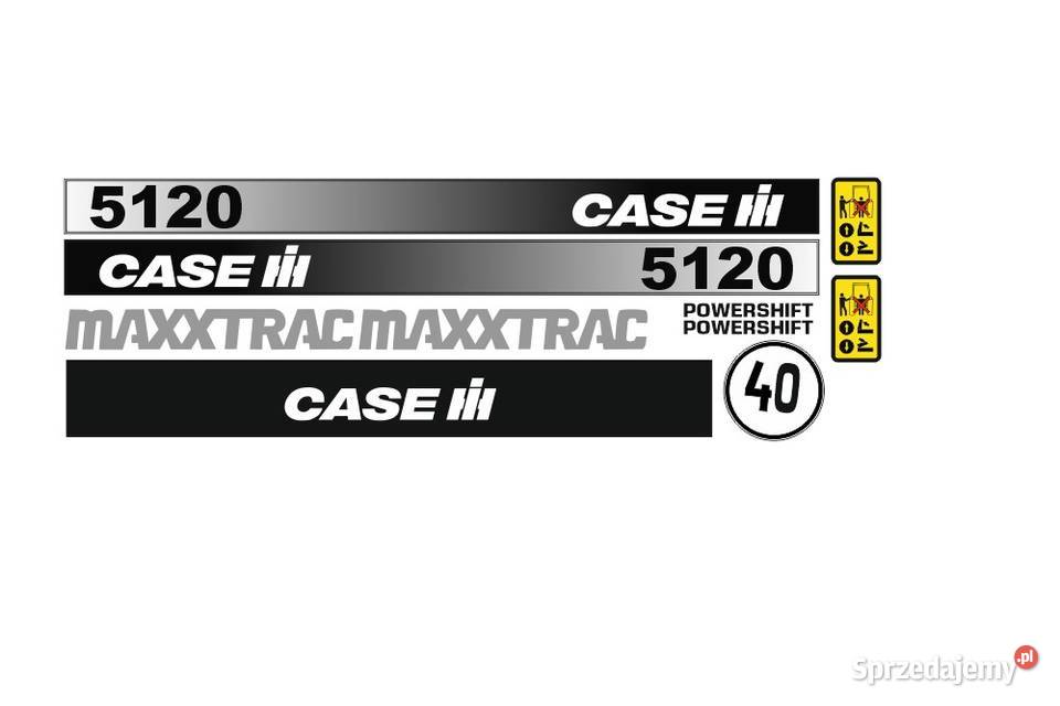 Naklejki Case 5120 super mocne różne modele case Bydgoszcz