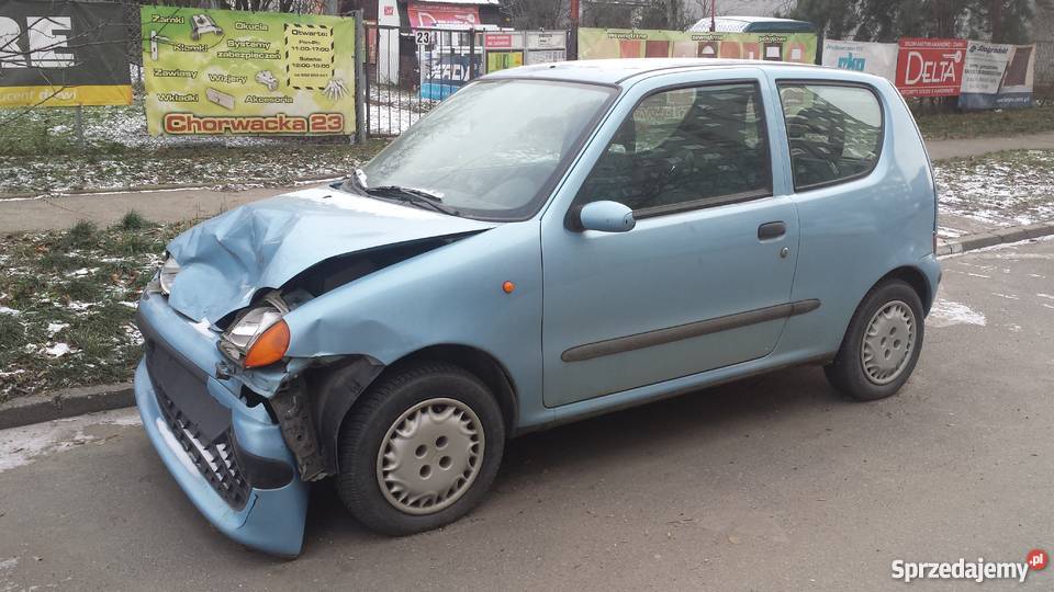 Fiat SEICENTO SX 09 1998 elektryka uszkodzony dolnośląskie Wrocław