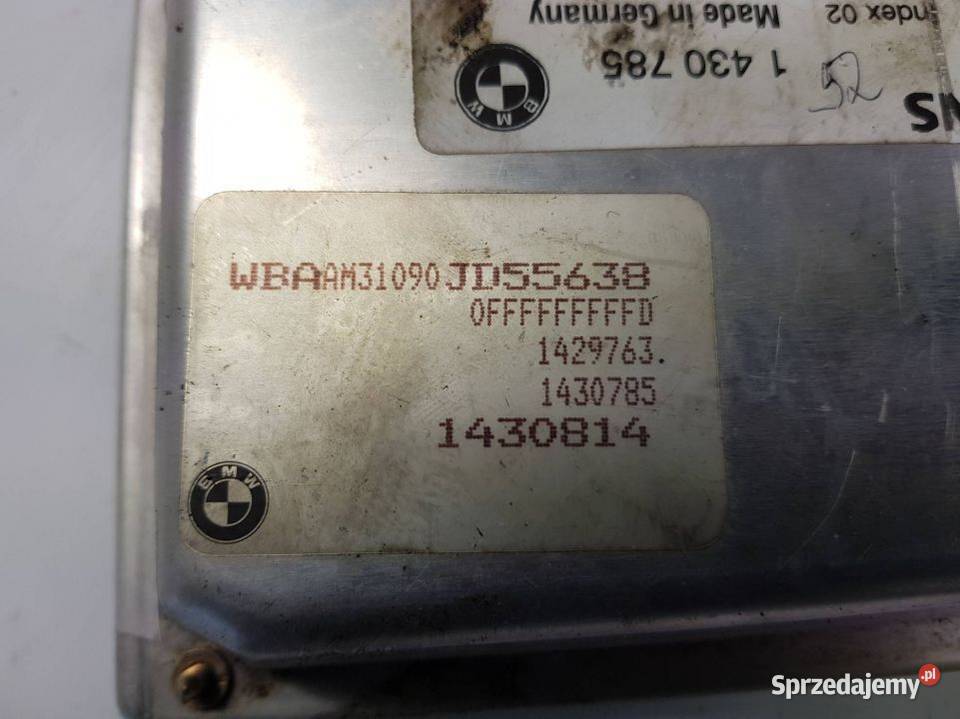 KOMPUTER SILNIKA ECU 1430785 5WK9034 BMW E46 osobowe sprzedam