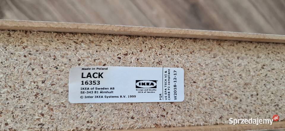 półka ścienna Ikea Lack 60 x 26 biała połysk
