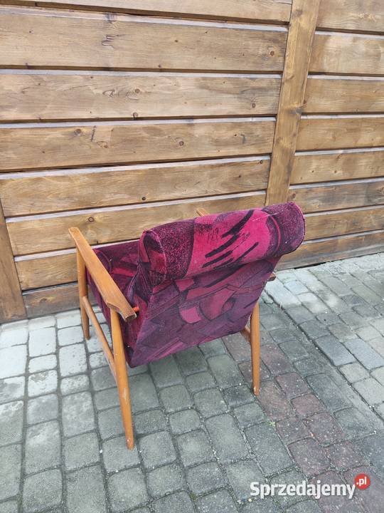 Fotel Lisek z czasów PRL Łęg Tarnowski sprzedam