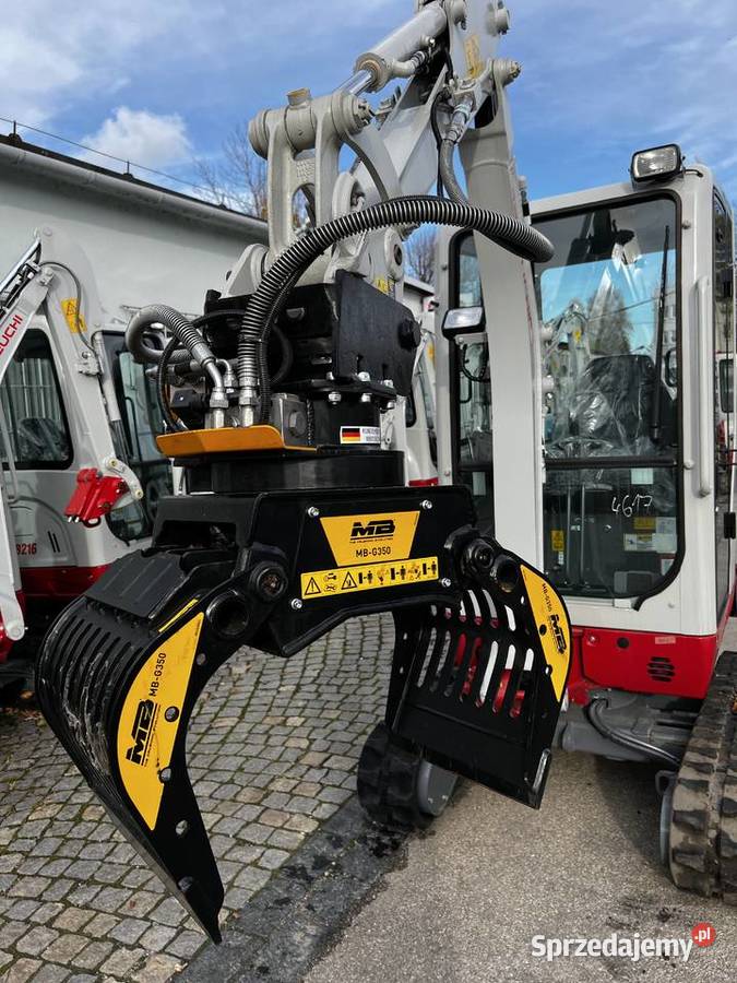 Chwytak MBG350 50 ceny z Takeuchi TB216 Bielsko-Biała