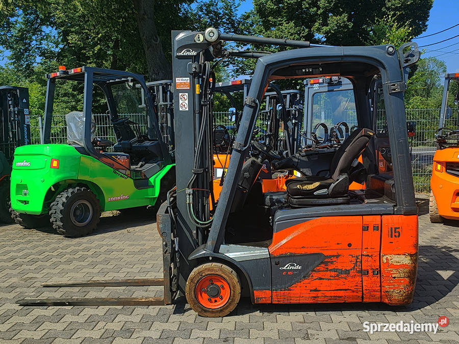 Wózek widłowy elektryczny Linde E1602 16 t hilo małopolskie Kęty