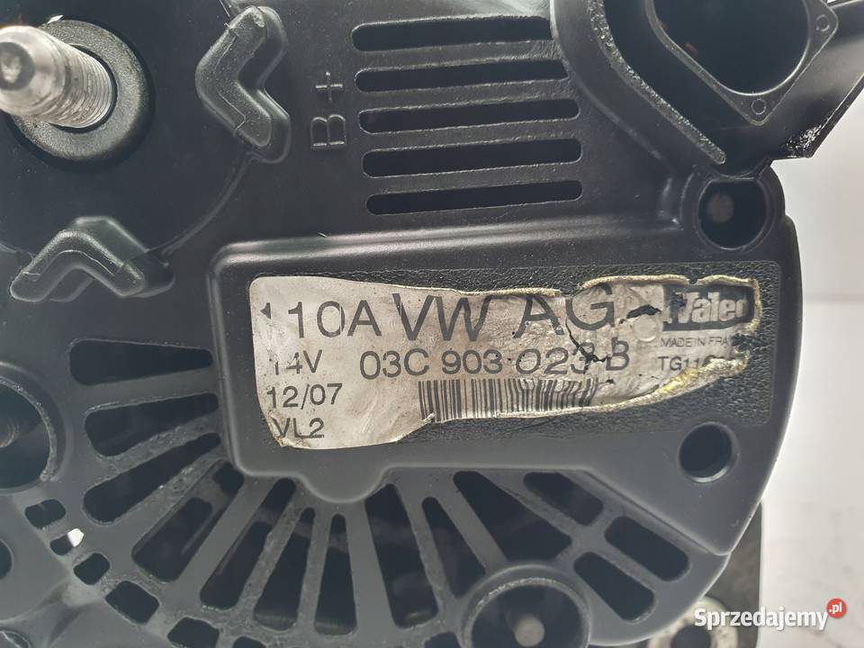 ALTERNATOR VW Golf V Skoda Octavia II 16 FSI lubelskie Chełm