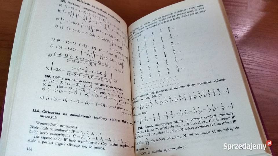 Zbiór zadań z matematyki klasa V VI VII Gdańsk sprzedam