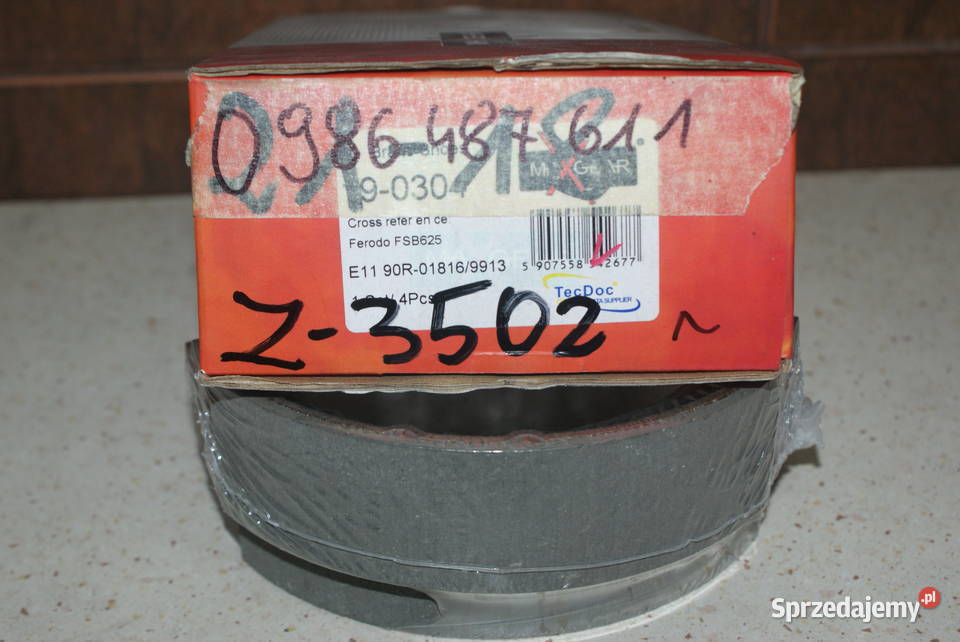 0 986 487 611 BOSCH SZCZĘKI HAMULC MERCEDES mazowieckie Białobrzegi