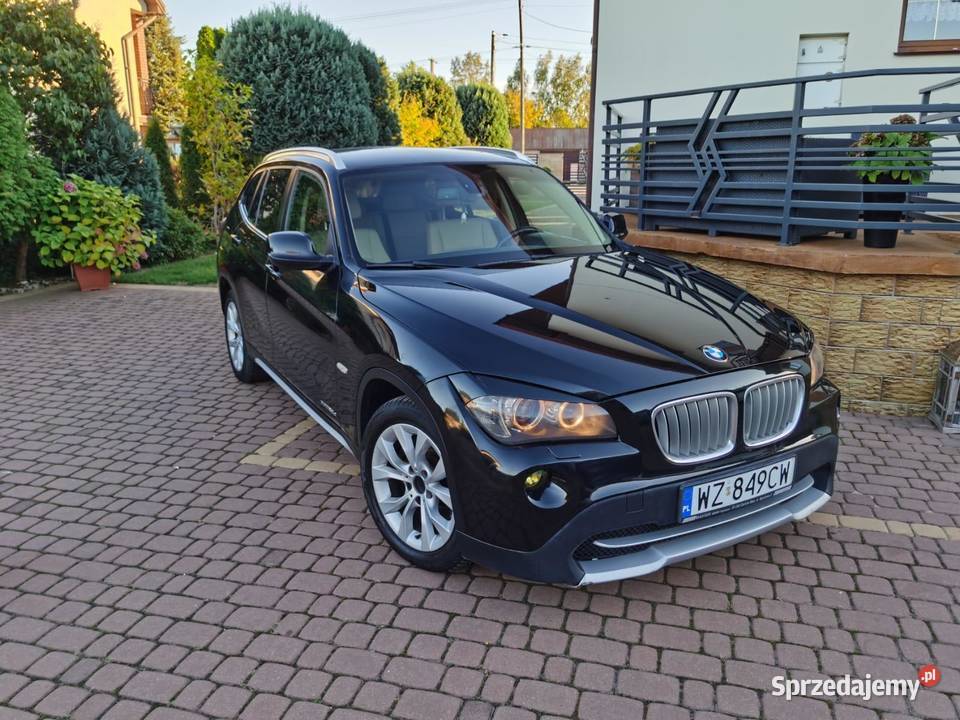 Zadbane BMW X1 XDRIVE 23D 204 łopatki jasne Rok produkcji 2009 X1 Leszno