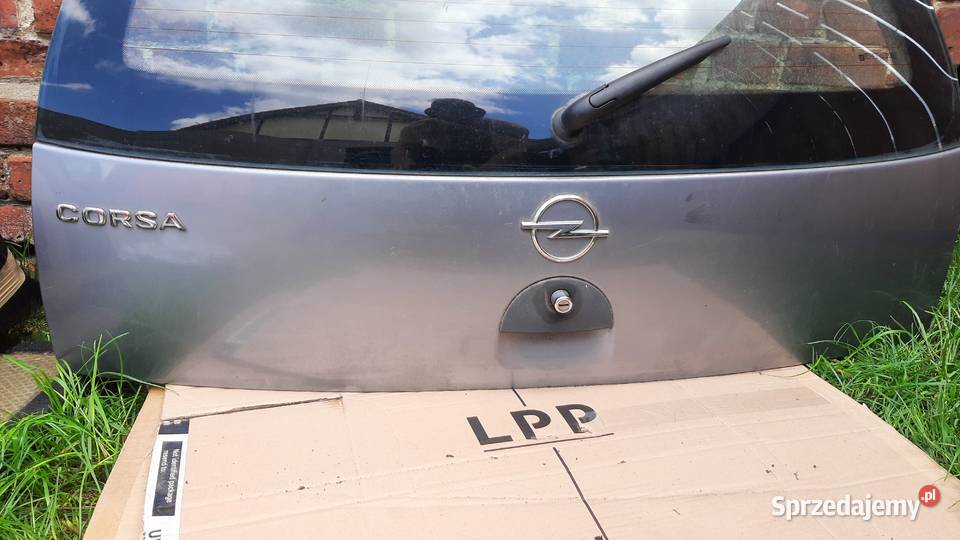 klapa kompletna Opel Corsa C lak Z163 do montażu dolnośląskie Dębno