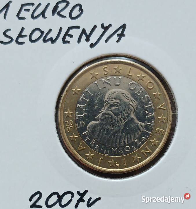 1 Euro Słowenia 2007 r Konin