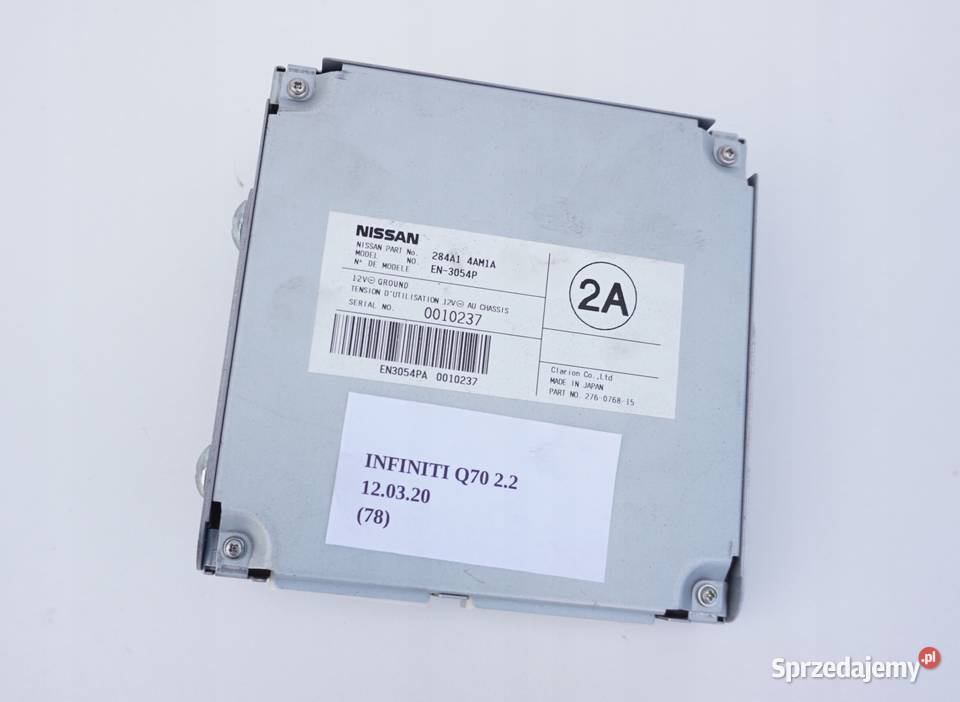 MODUŁ KAMER STEROWNIK INFINITI Q70 22D LIFT Nowy Tomyśl sprzedam