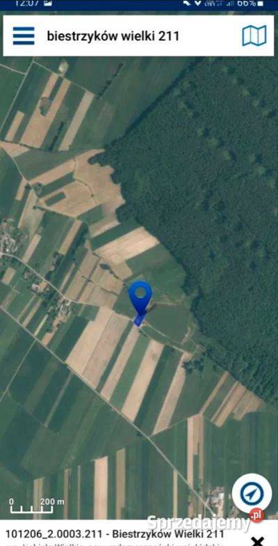 Działka budowlana stawie Biestrzyków Wielki