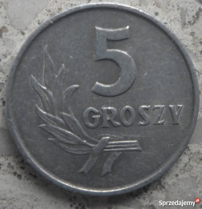 POLSKA5 GROSZY1962 r bzAL Legionowo sprzedam