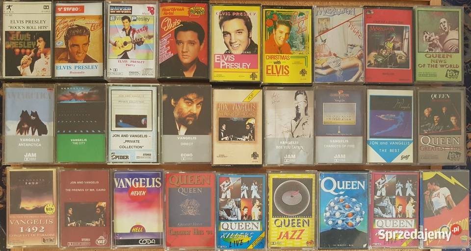 Marillion Quin Vangelis Elvis Presley kaseta Kielce