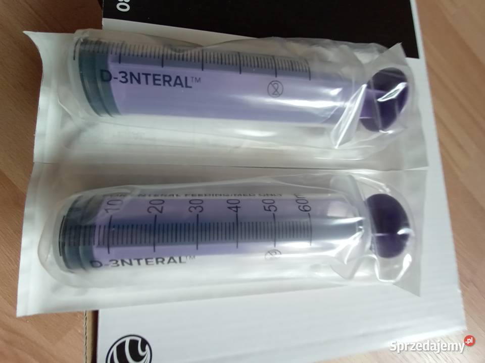 Strzykawki żywieniowe 60 ml Pisz sprzedam