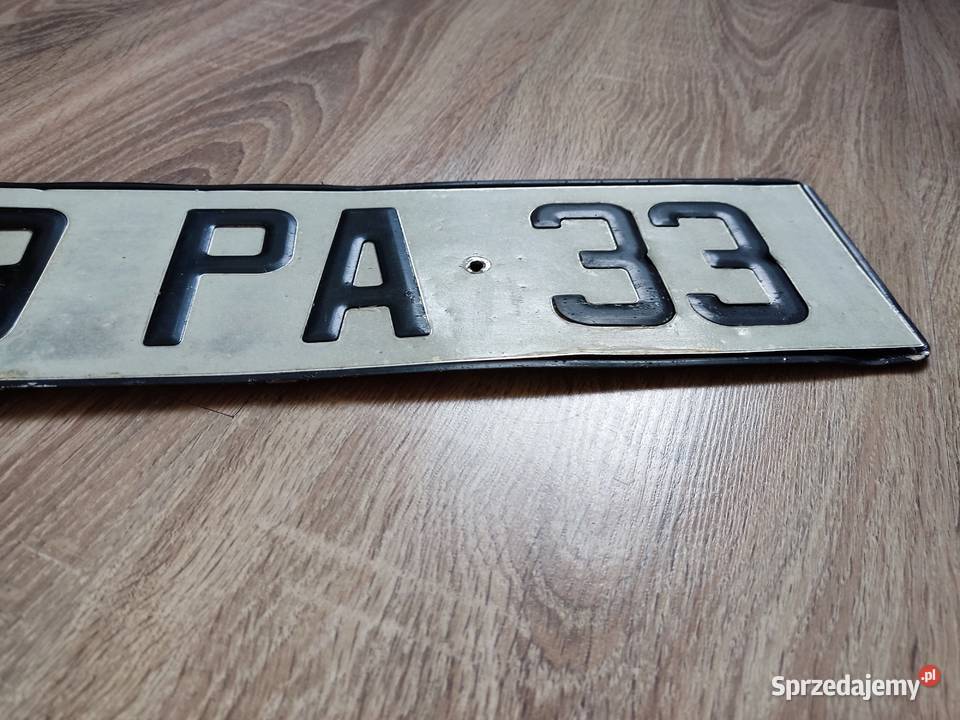 Tablica rejestracyjna Francja