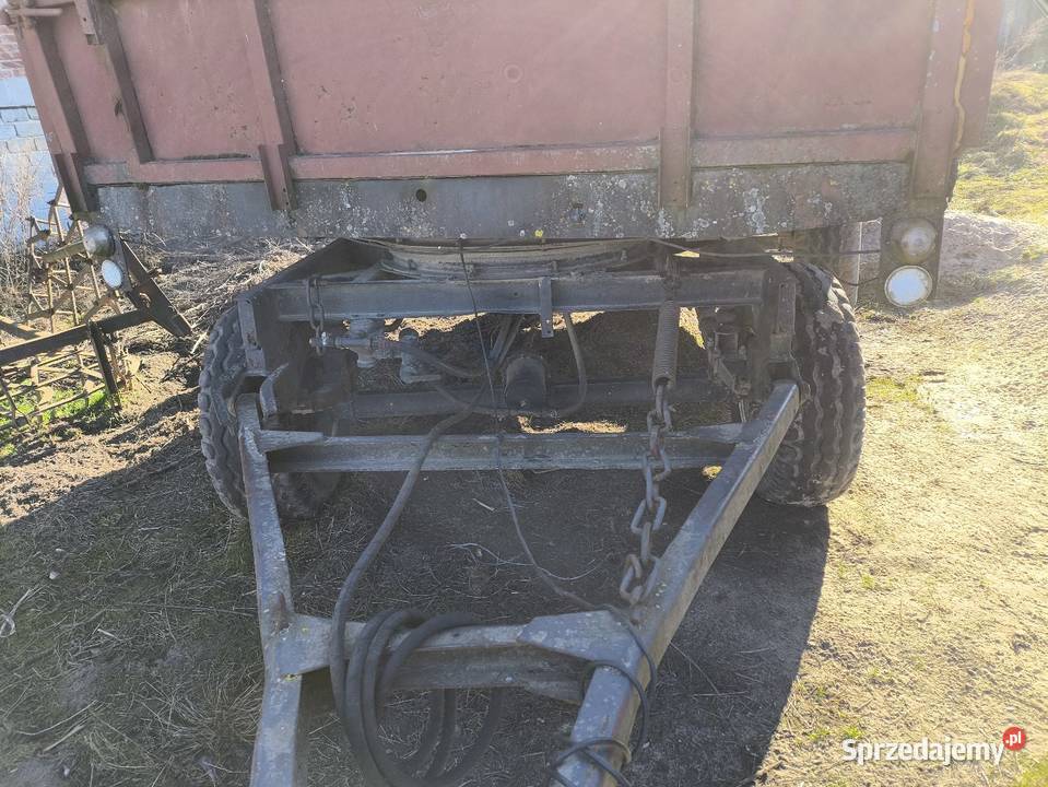 Przyczepa Sanok D46 D47 wywrotka 3 strony Grabiec