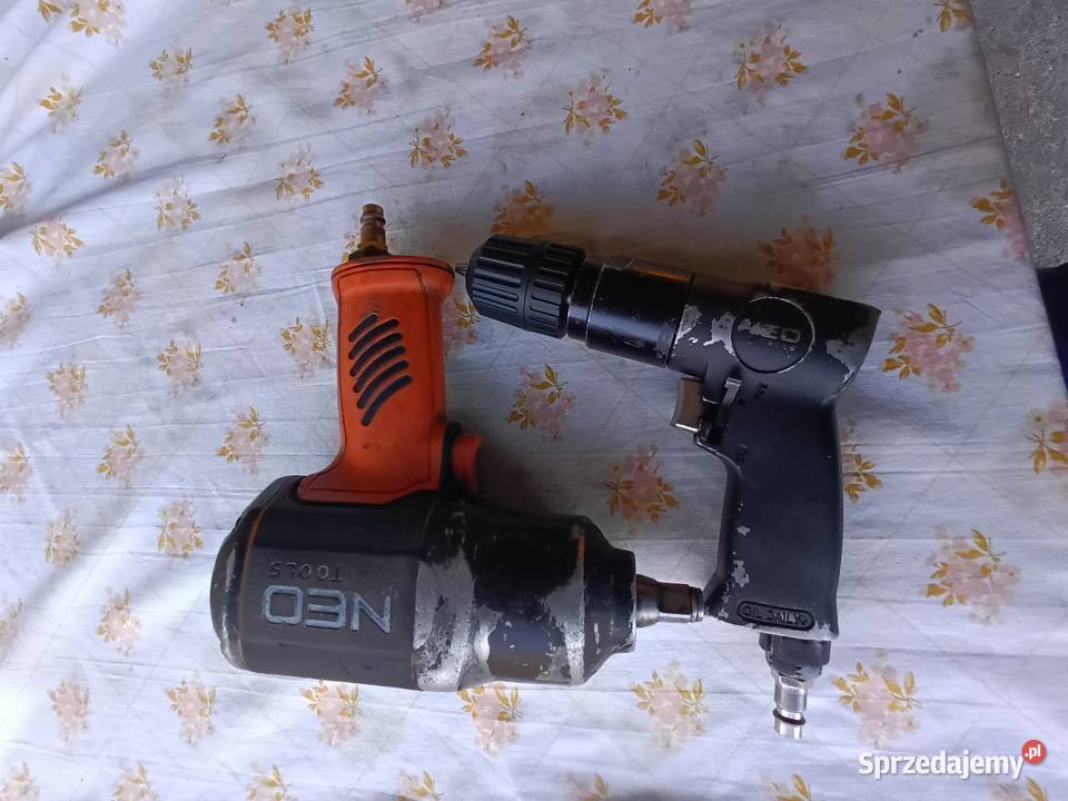 Klucz udarowy pneumatyczny wiertarka NEO Klucze do kół Pakosławice